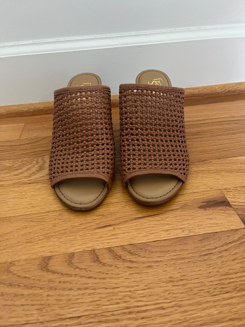 Franko Sarto Stacked Wedge Heel Sandal